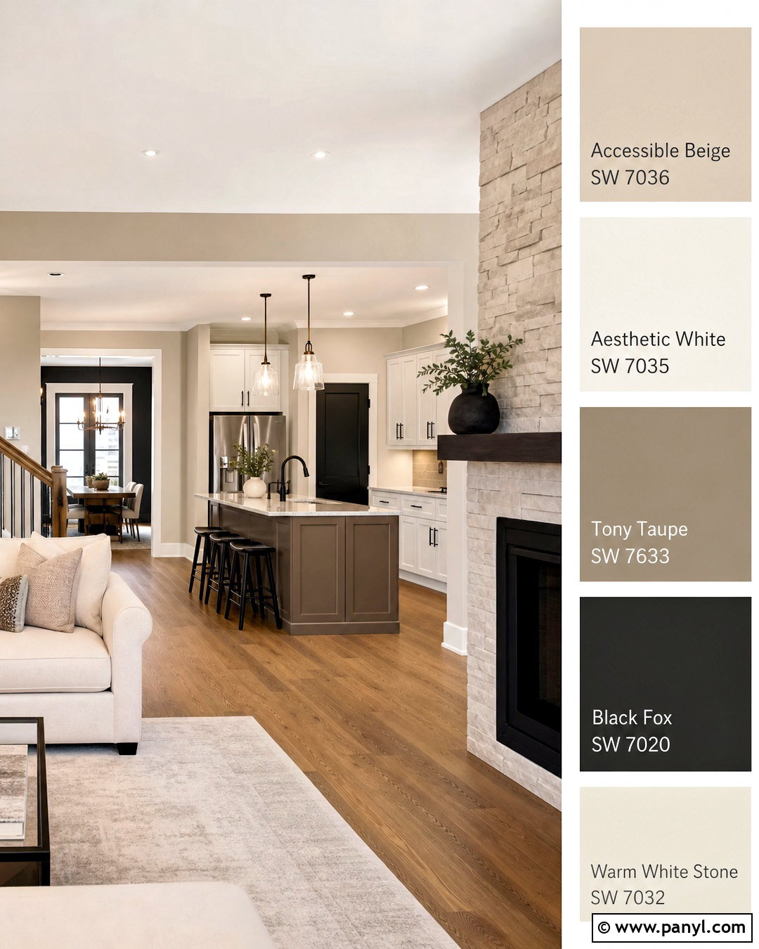 Sherwin Williams Accessible Beige Whole Home Palette - 20 sherwin williams color palette ideas