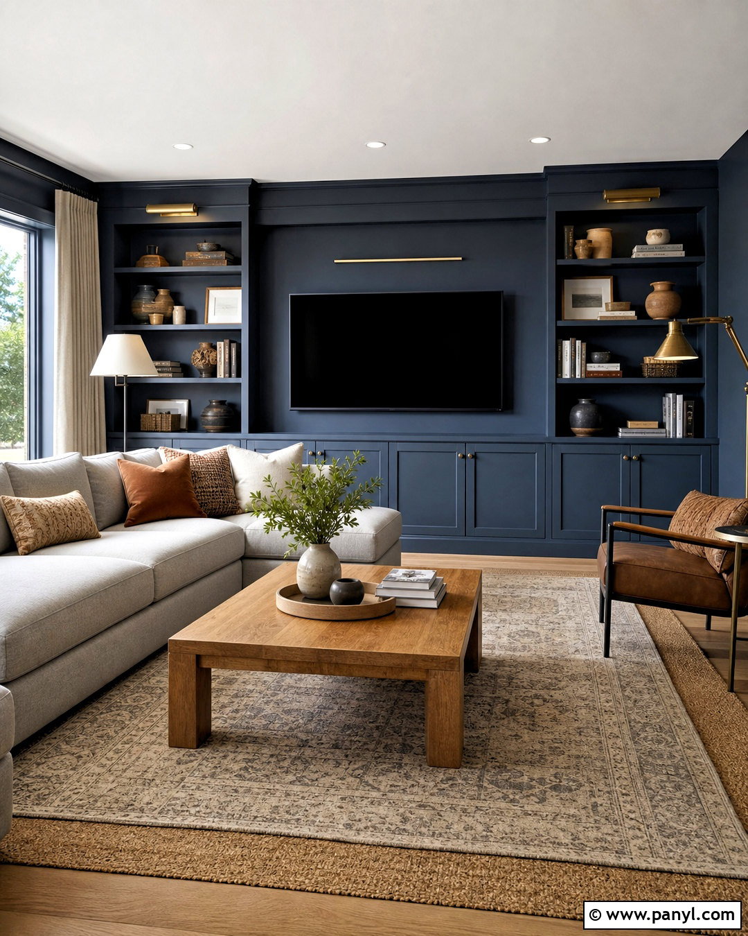 Sherwin Williams After The Storm Family Room - 20 sherwin williams dark blue ideas