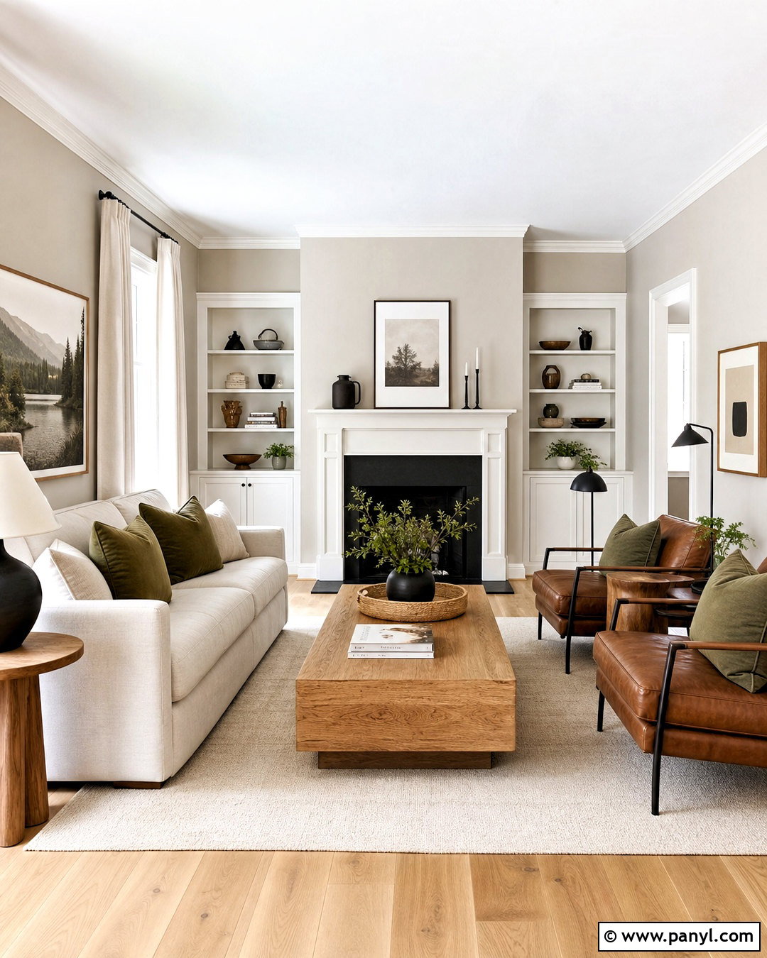Sherwin-Williams Agreeable Gray Living Room - 20 greige sherwin williams ideas