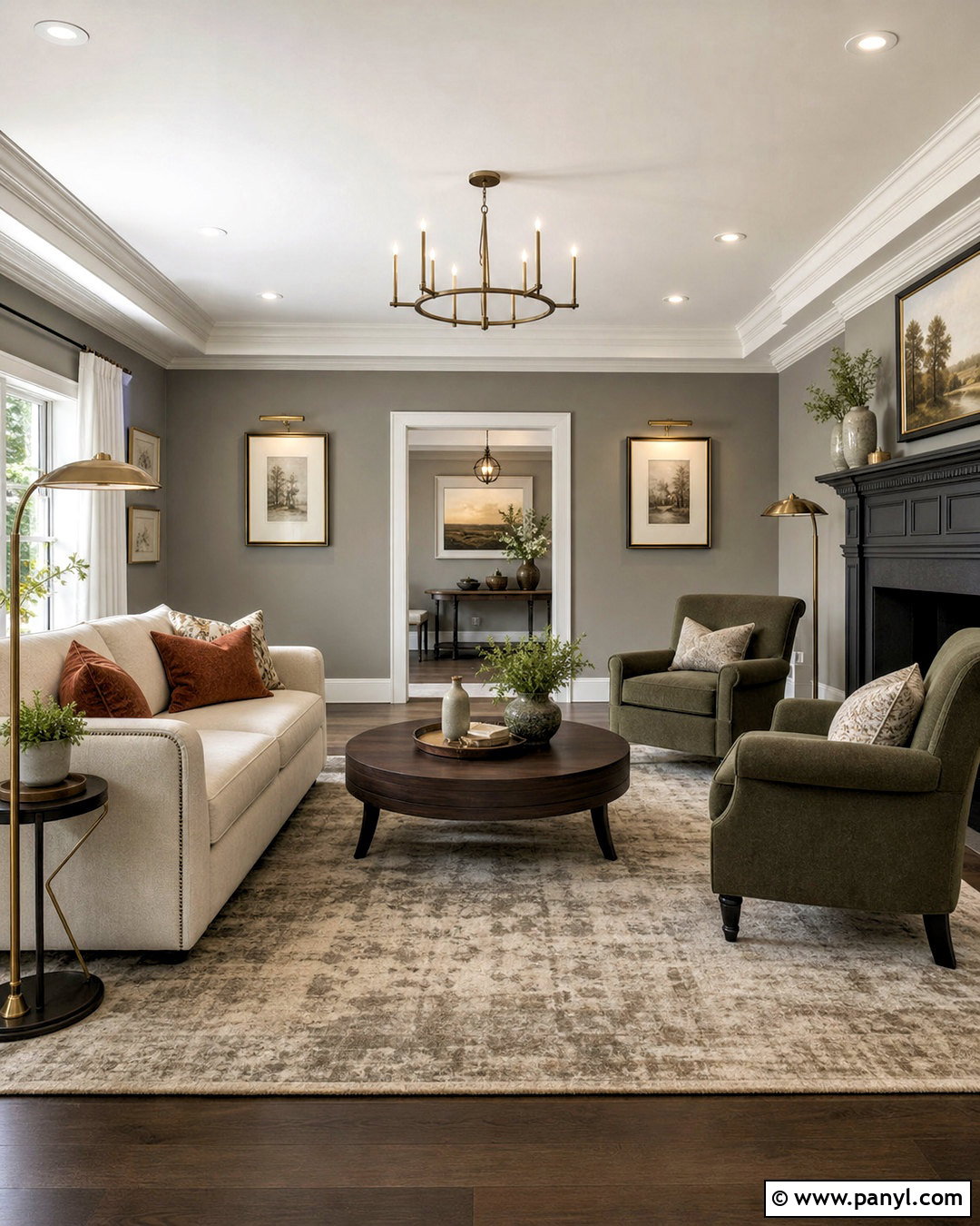 Sherwin-Williams Amazing Gray Living Room - 20 sherwin williams living room colors