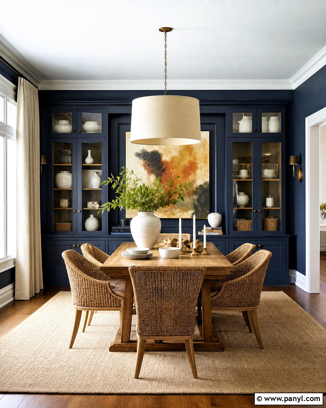 Sherwin Williams Anchors Aweigh Dining Room - 20 sherwin williams dark blue ideas
