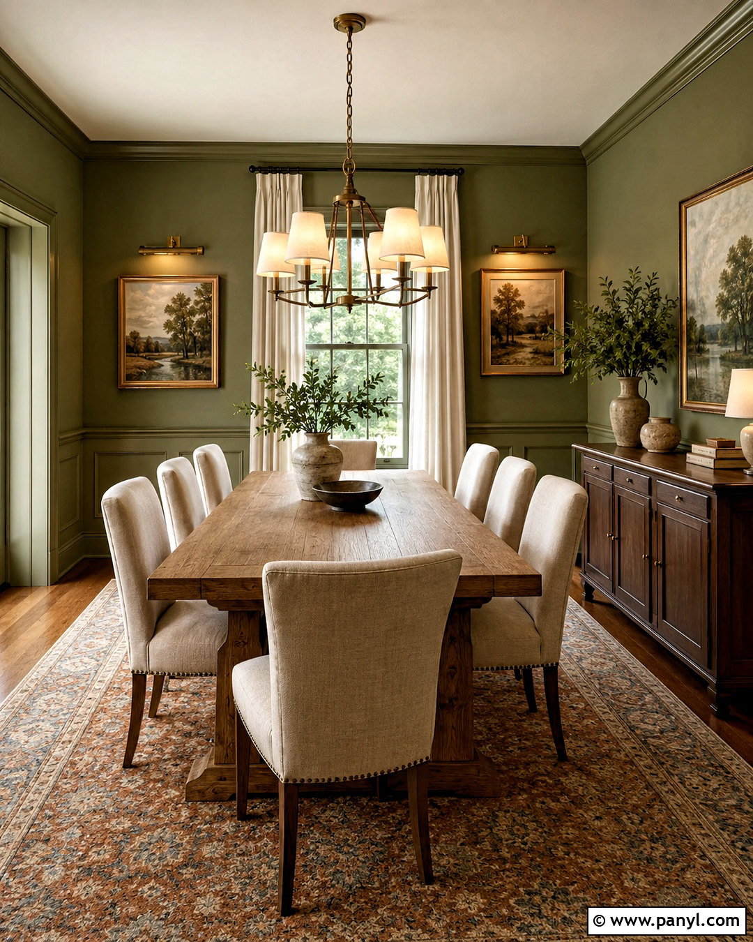 Sherwin-Williams Artichoke Paint Color - 20 neutral green paint colors