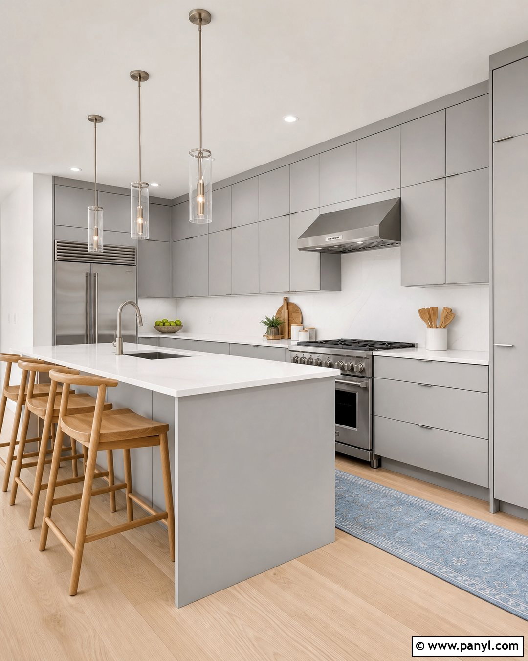 Sherwin-Williams Big Chill Kitchen Cabinets - 25 Light Grey Kitchen Cabinets Paint Colors