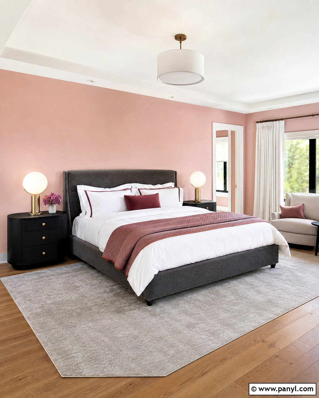 Sherwin-Williams Blushing Bedroom Walls - 20 light pink bedroom walls paint colors