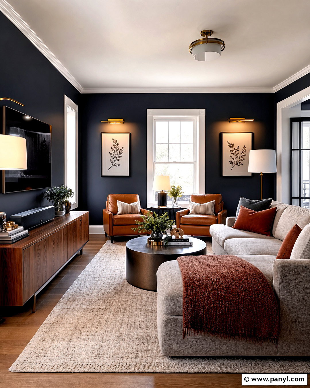 Sherwin-Williams Charcoal Blue Living Room - 20 sherwin williams living room colors