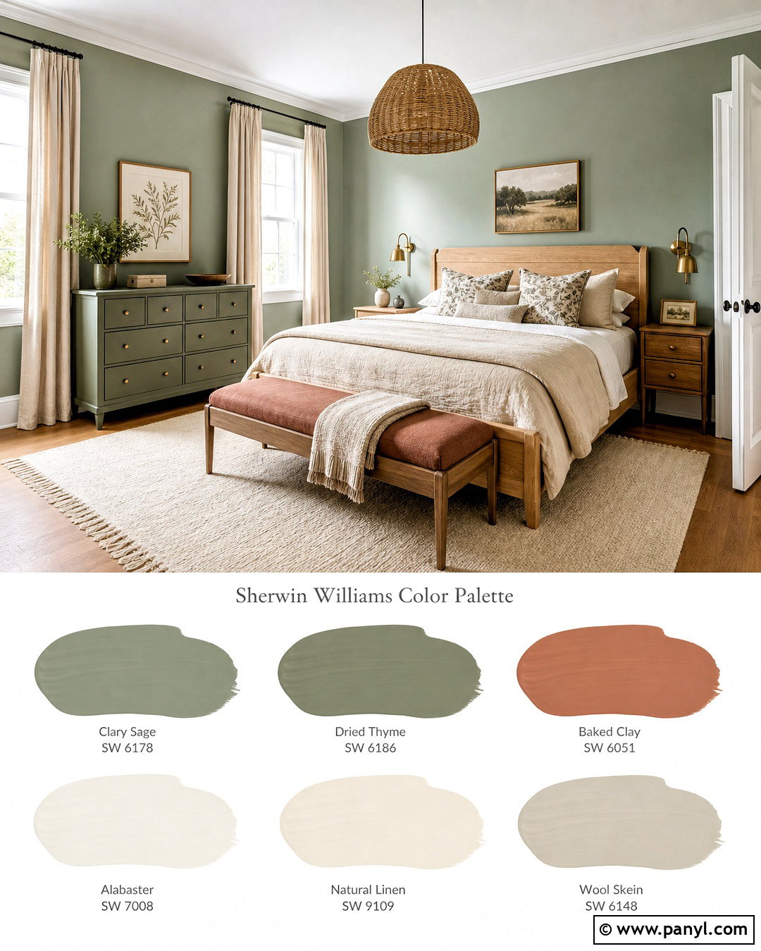 Sherwin Williams Clary Sage Bedroom Palette - 20 sherwin williams color palette ideas