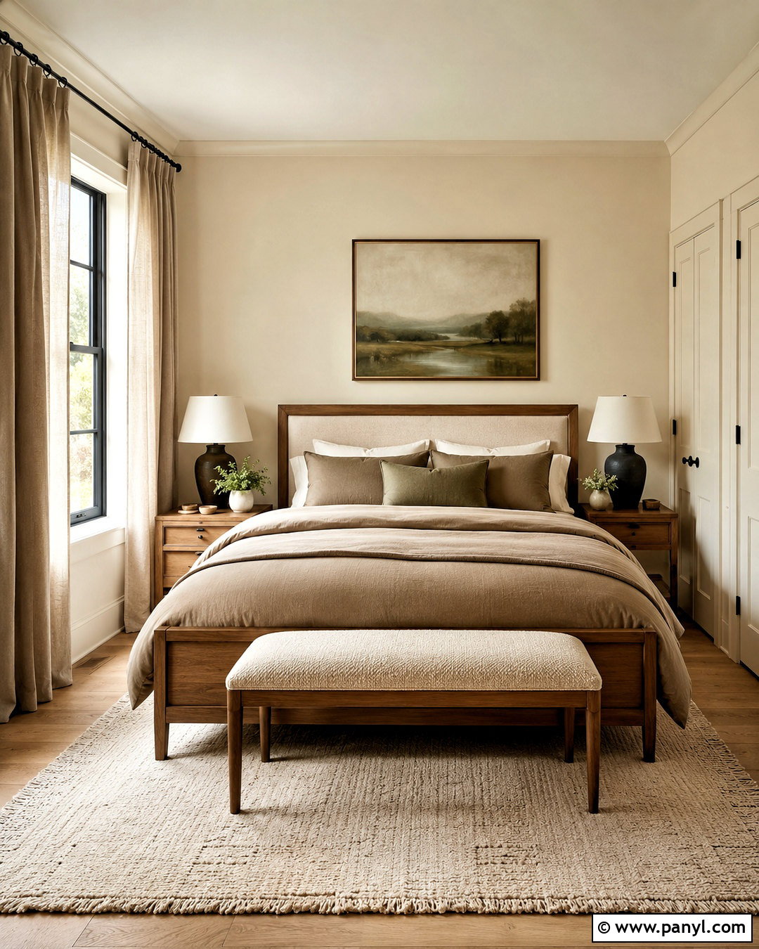 Sherwin Williams Creamy Color-Drenched Room - 35 sherwin williams creamy walls