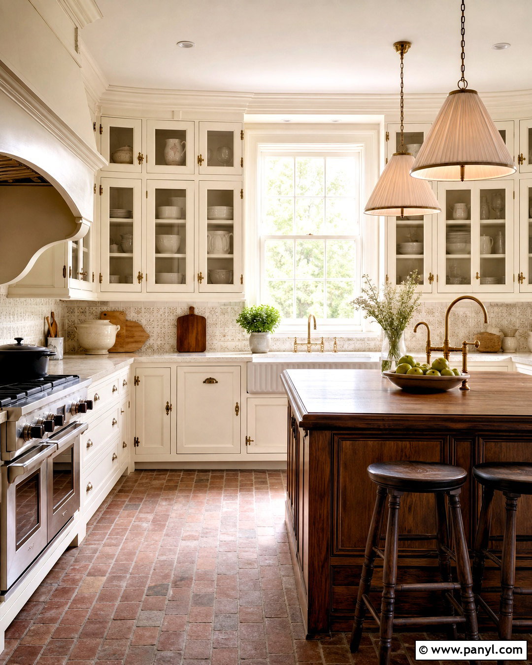 Sherwin-Williams Creamy Kitchen - 20 white kitchen paint colors