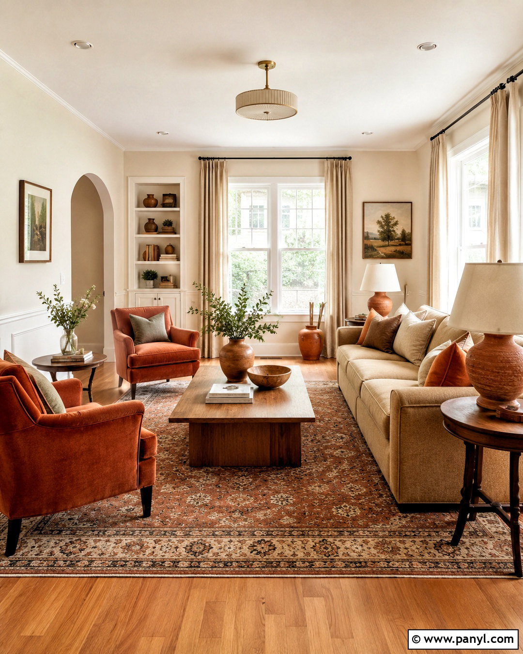 Sherwin Williams Creamy Walls In a North-Facing Room - 35 sherwin williams creamy walls