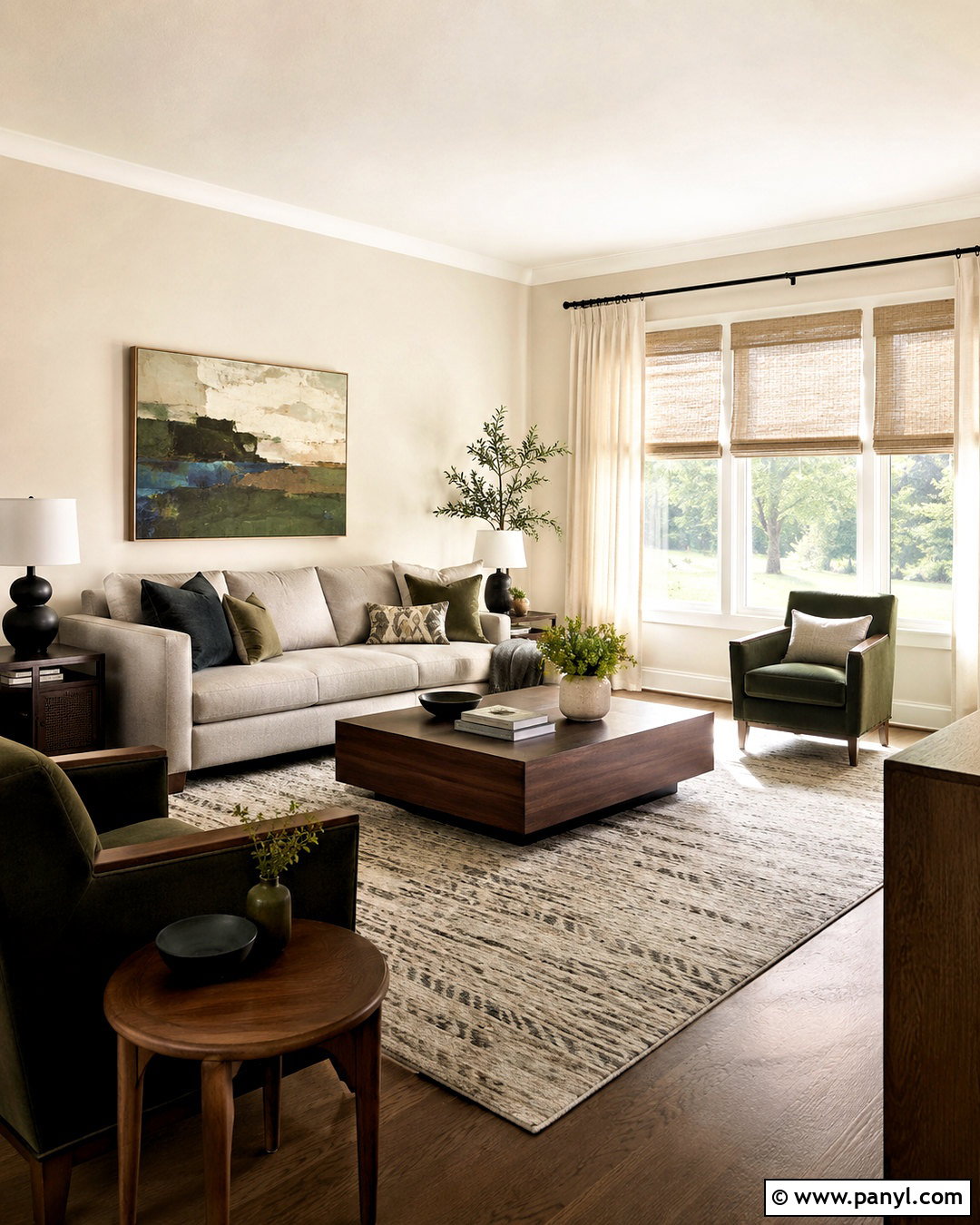 Sherwin Williams Creamy Walls In a South-Facing Room - 35 sherwin williams creamy walls