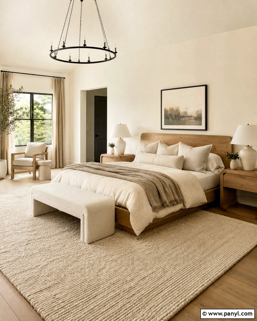 Sherwin Williams Creamy Walls With Neutral Bedding - 35 sherwin williams creamy walls