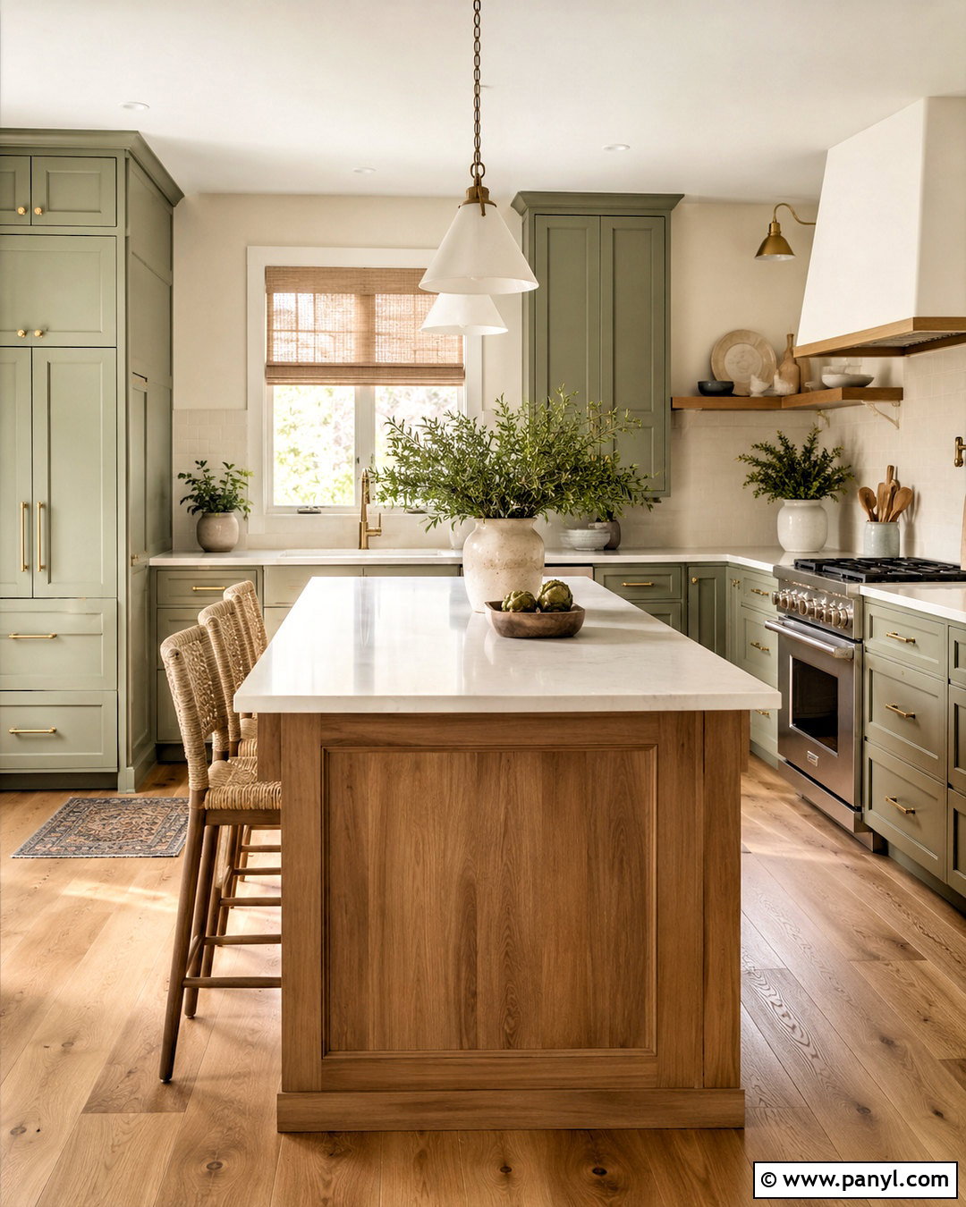 Sherwin Williams Creamy Walls With Sage Green Cabinets - 35 sherwin williams creamy walls