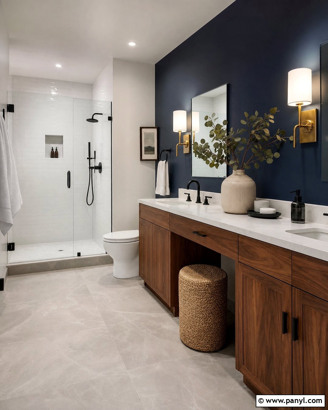 Sherwin Williams Dark Night Bathroom Accent Wall - 20 Navy Accent Wall Sherwin Williams Ideas