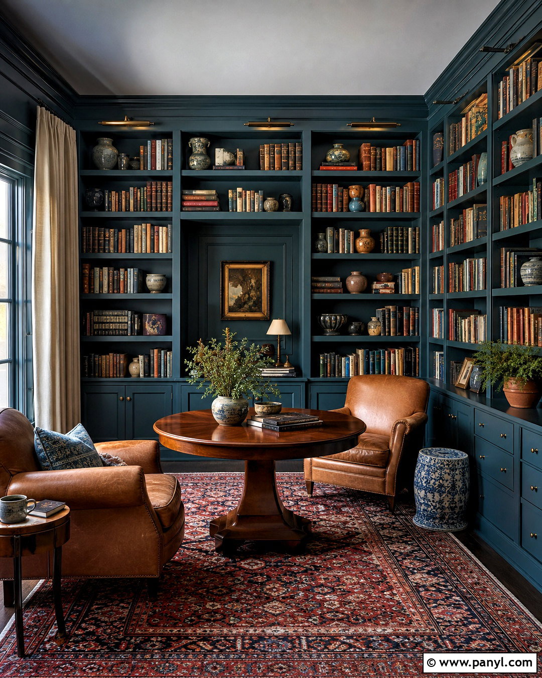 Sherwin Williams Deep Sea Dive Library - 20 sherwin williams dark blue ideas