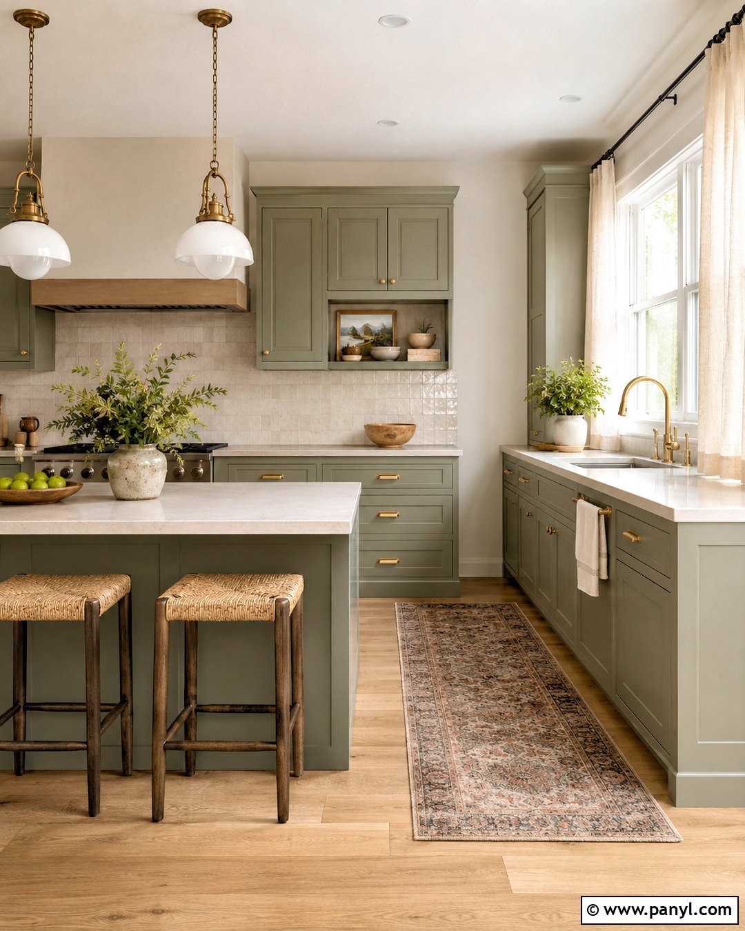 Sherwin-Williams Evergreen Fog Paint Color - 20 neutral green paint colors