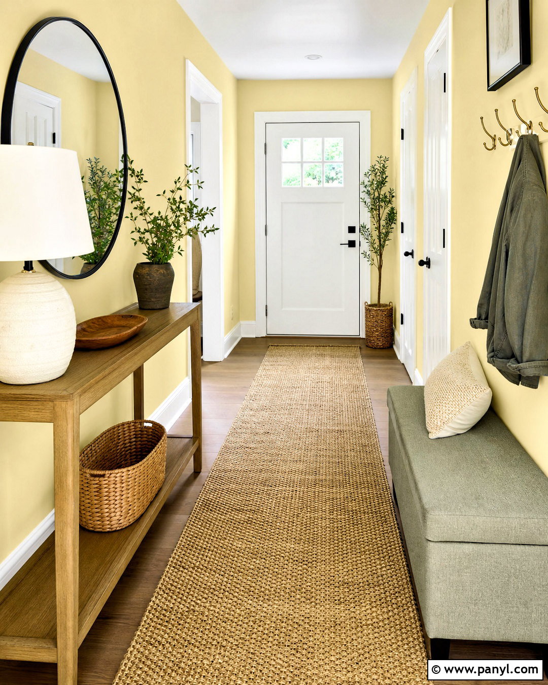 Sherwin-Williams Full Moon Soft Yellow Paint Color - 20 soft yellow paint colors