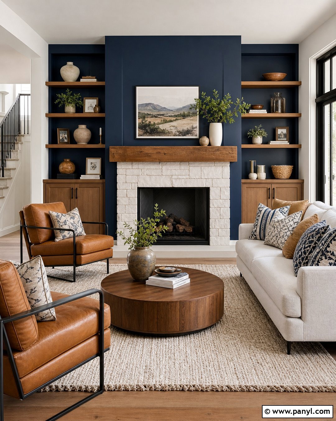 Sherwin Williams Gale Force Fireplace Accent Wall - 20 Navy Accent Wall Sherwin Williams Ideas