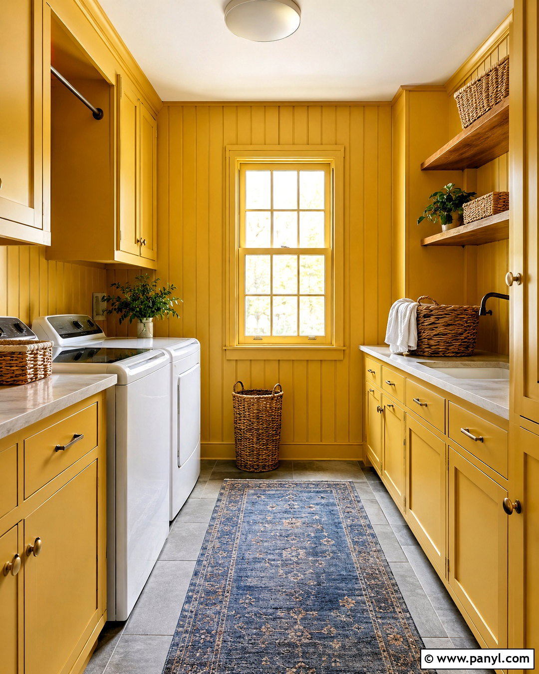 Sherwin-Williams Goldenrod Laundry Room - 20 butter yellow paint colors