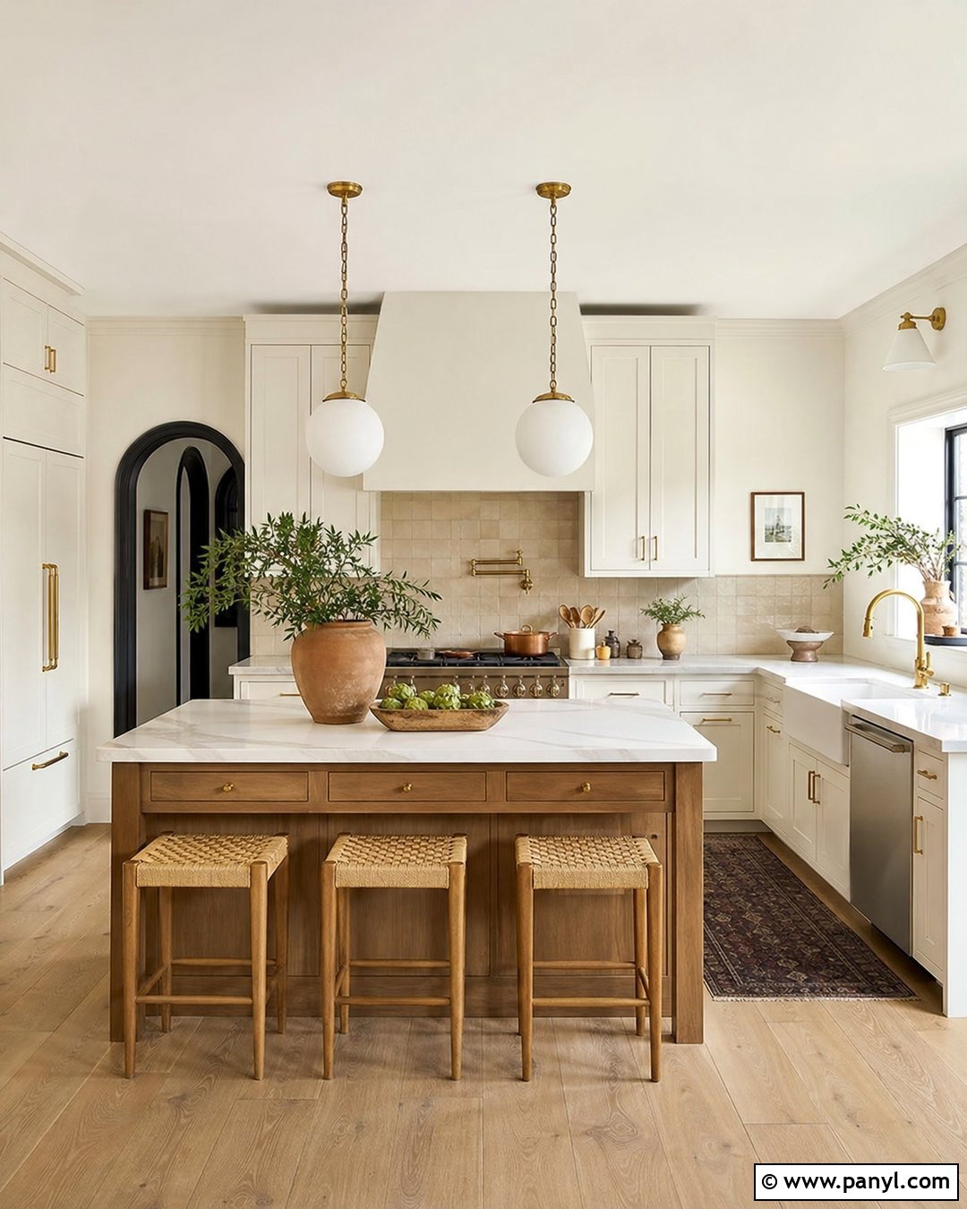 Sherwin-Williams Greek Villa SW 7551 - 35 popular white paint colors for walls