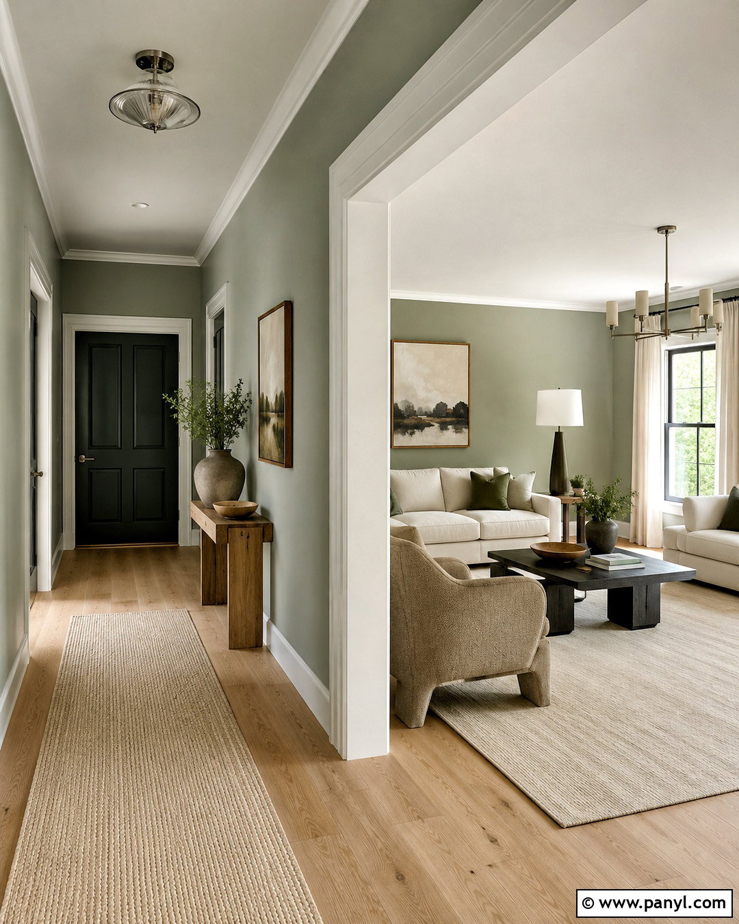 Sherwin-Williams Illusive Green Paint Color - 20 neutral green paint colors