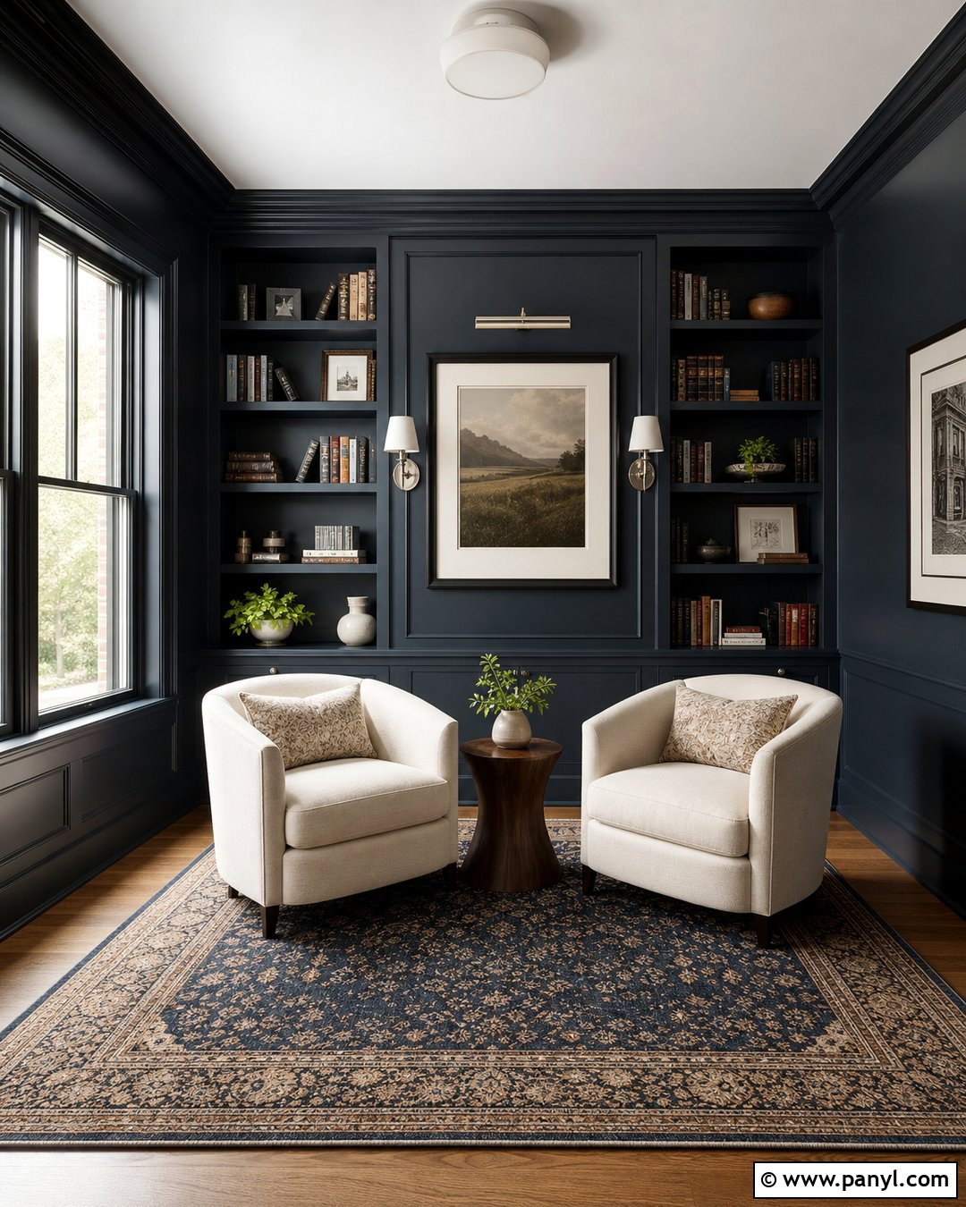 Sherwin-Williams Inkwell Black Paint - 20 Best Black Paint For Interior Walls