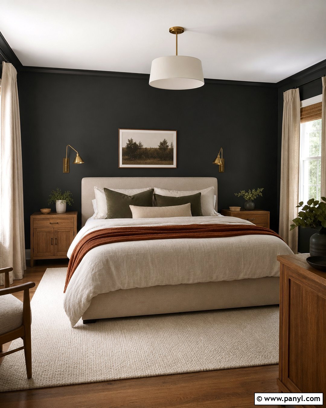 Sherwin-Williams Iron Ore Black Paint - 20 Best Black Paint For Interior Walls