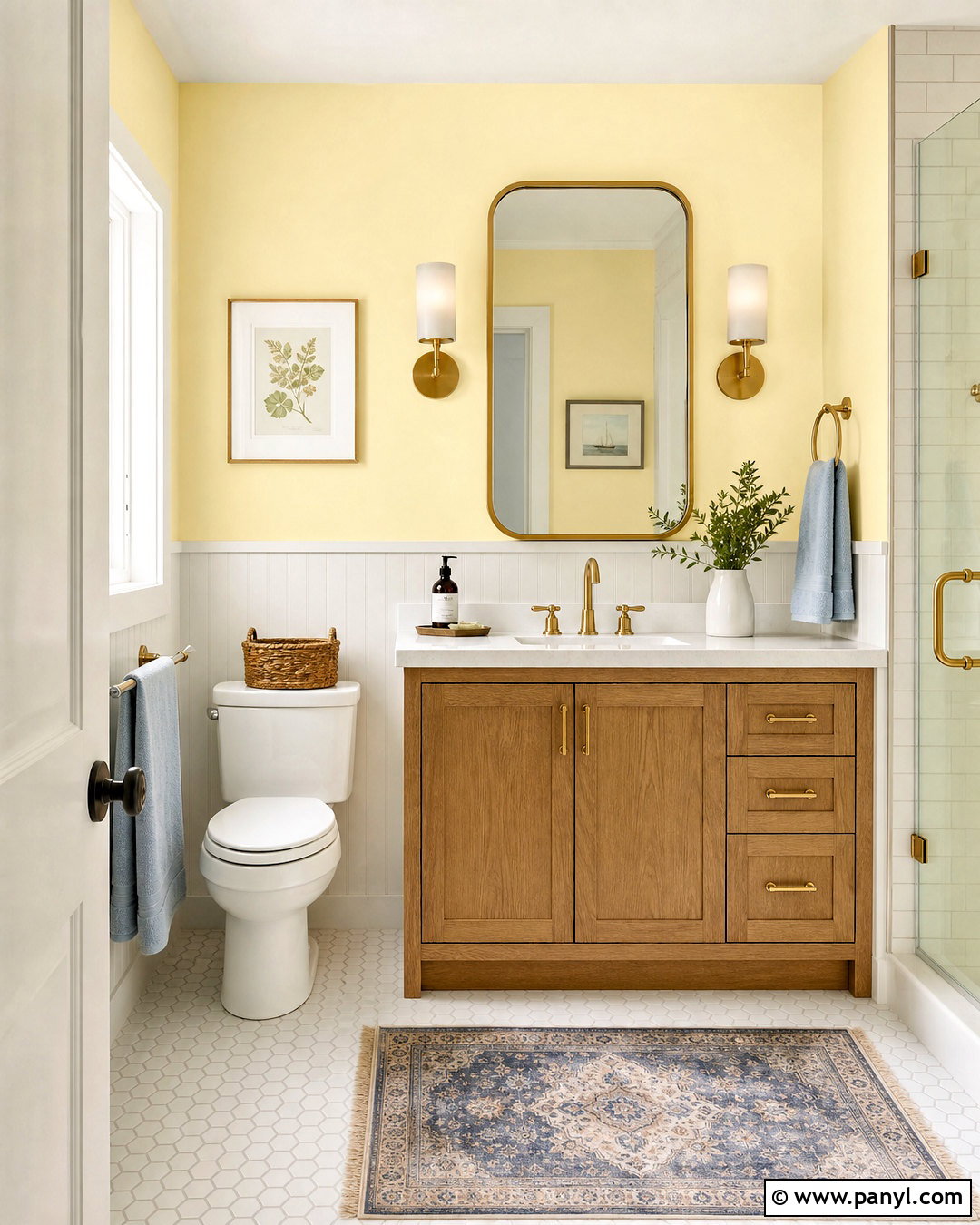 Sherwin-Williams Lemon Chiffon Soft Yellow Paint Color - 20 soft yellow paint colors