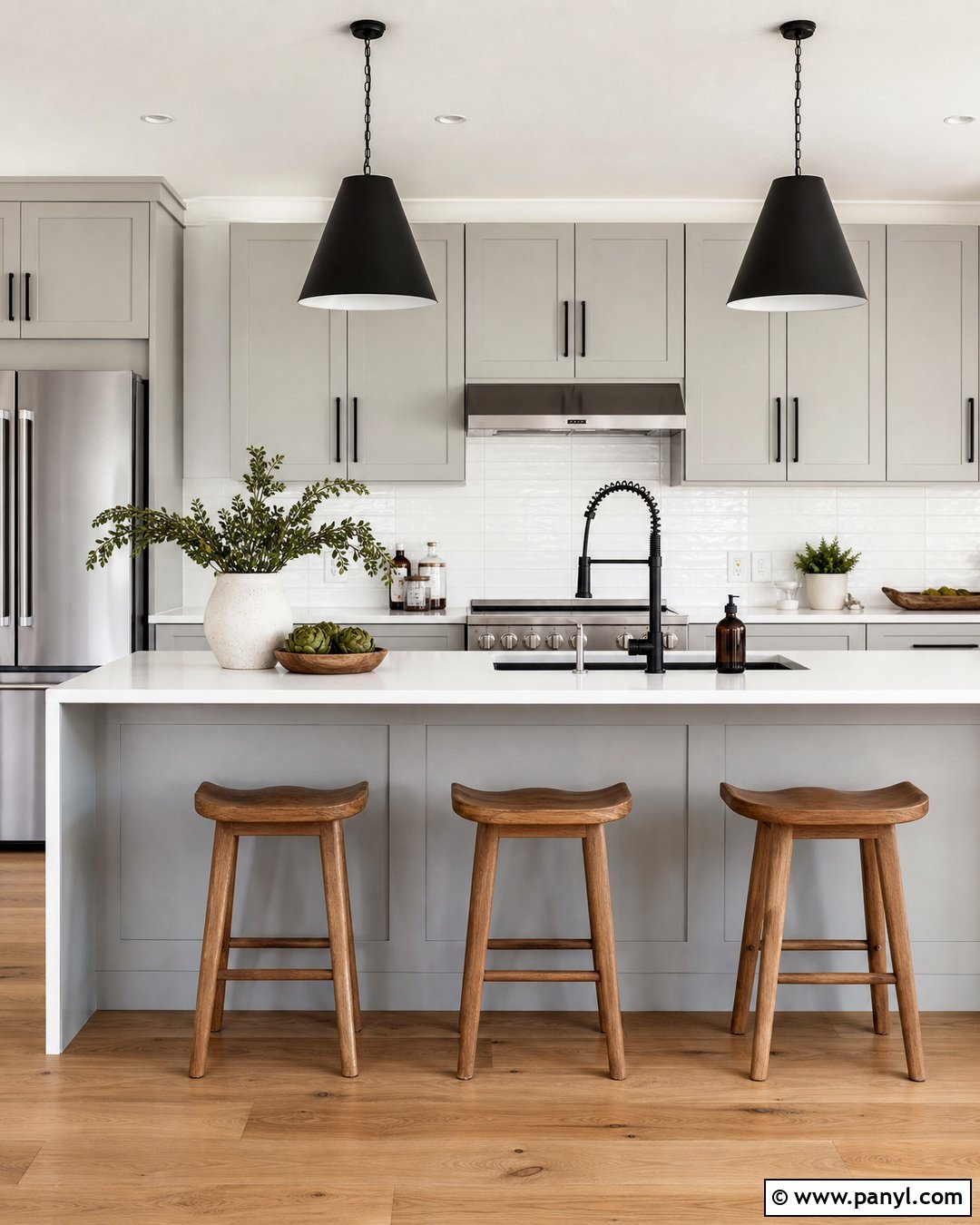 Sherwin-Williams Light French Gray Kitchen Cabinets - 25 Light Grey Kitchen Cabinets Paint Colors