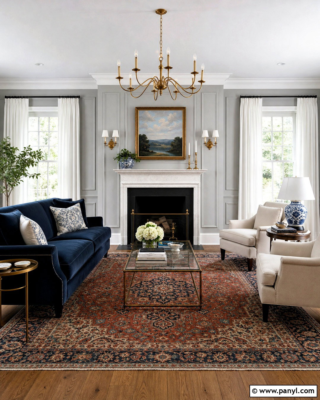 Sherwin-Williams Light French Gray Living Room - 20 sherwin williams living room colors