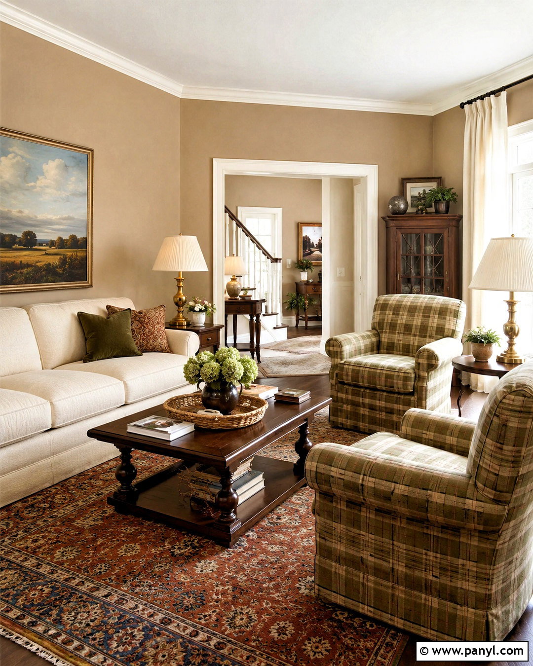 Sherwin-Williams Ligonier Tan Light Brown Paint - 20 light brown paint colors