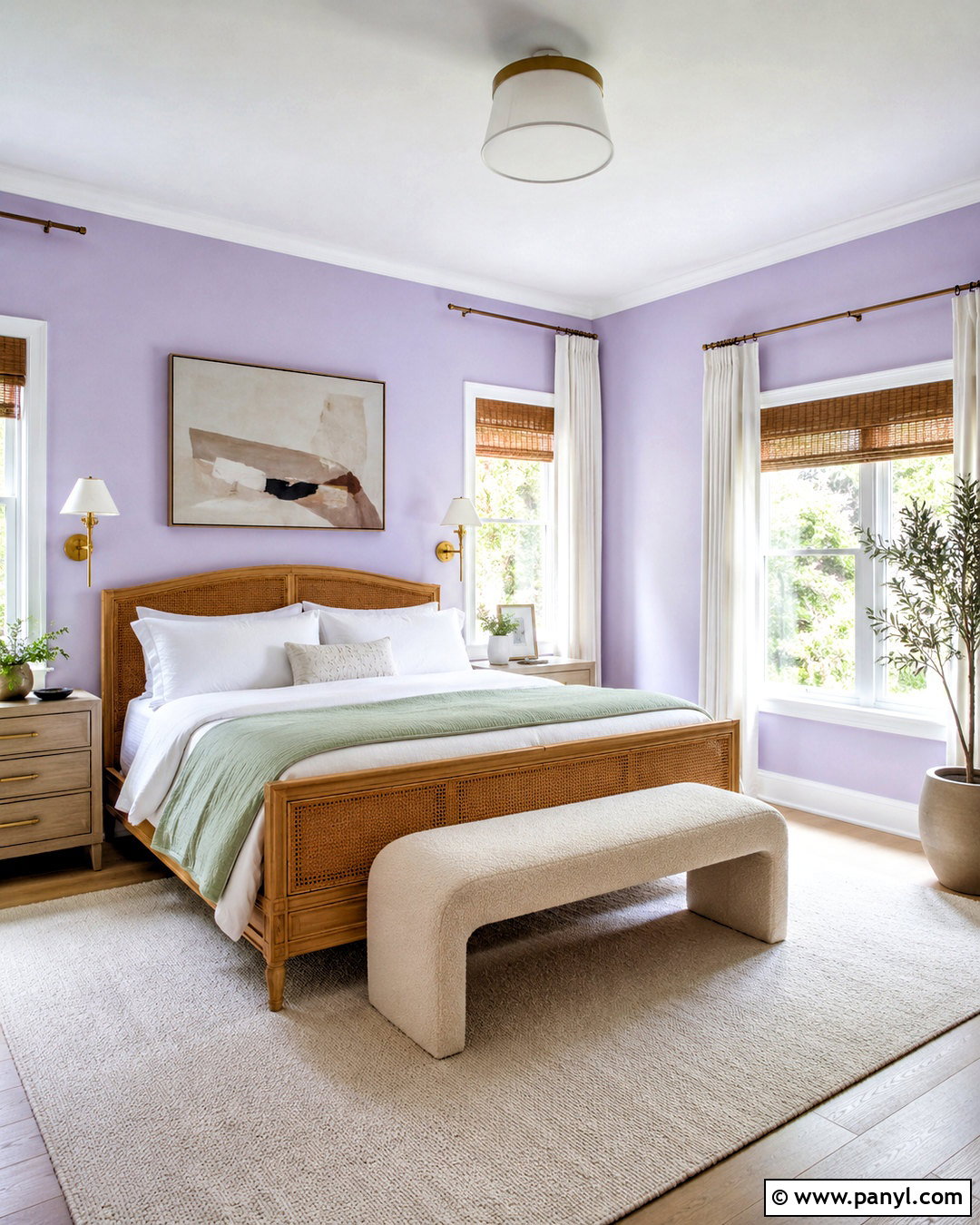 Sherwin-Williams Lite Lavender SW 6554 - 20 best purple bedroom paint colors