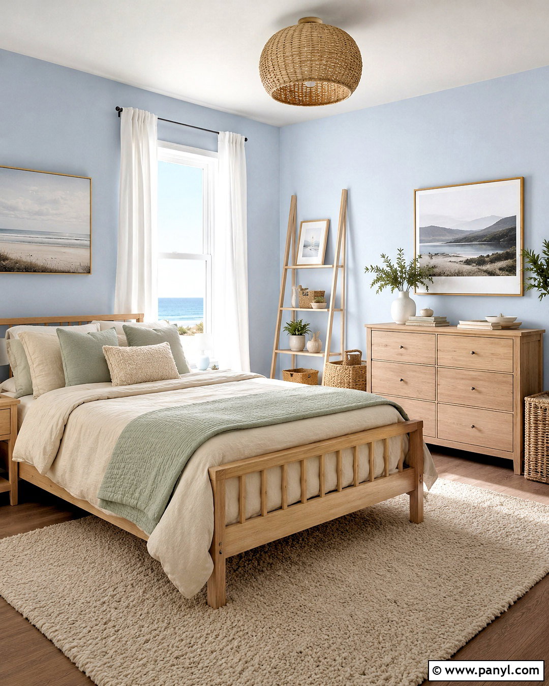 Sherwin-Williams Lullaby - 20 coastal blue paint colors