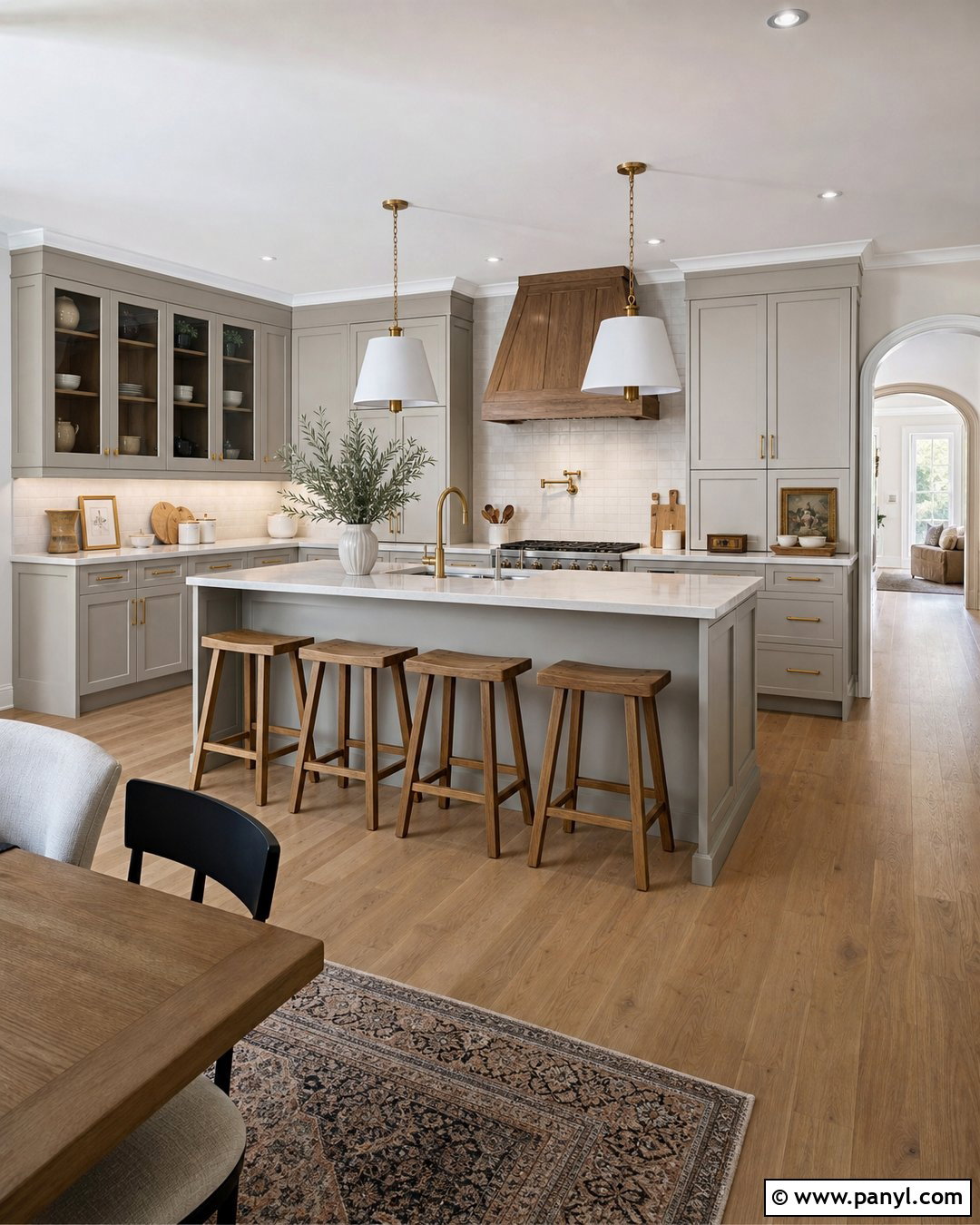 Sherwin-Williams Mindful Gray Kitchen Cabinets - 25 Light Grey Kitchen Cabinets Paint Colors
