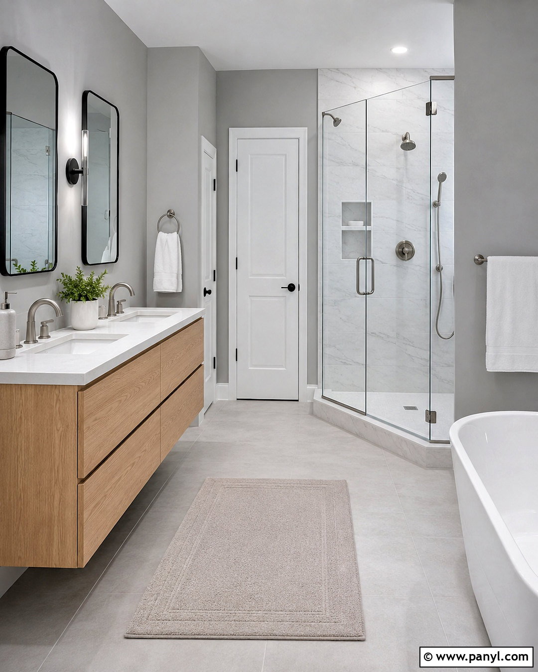 Sherwin-Williams Modern Gray Bathroom - 20 modern gray sherwin williams ideas