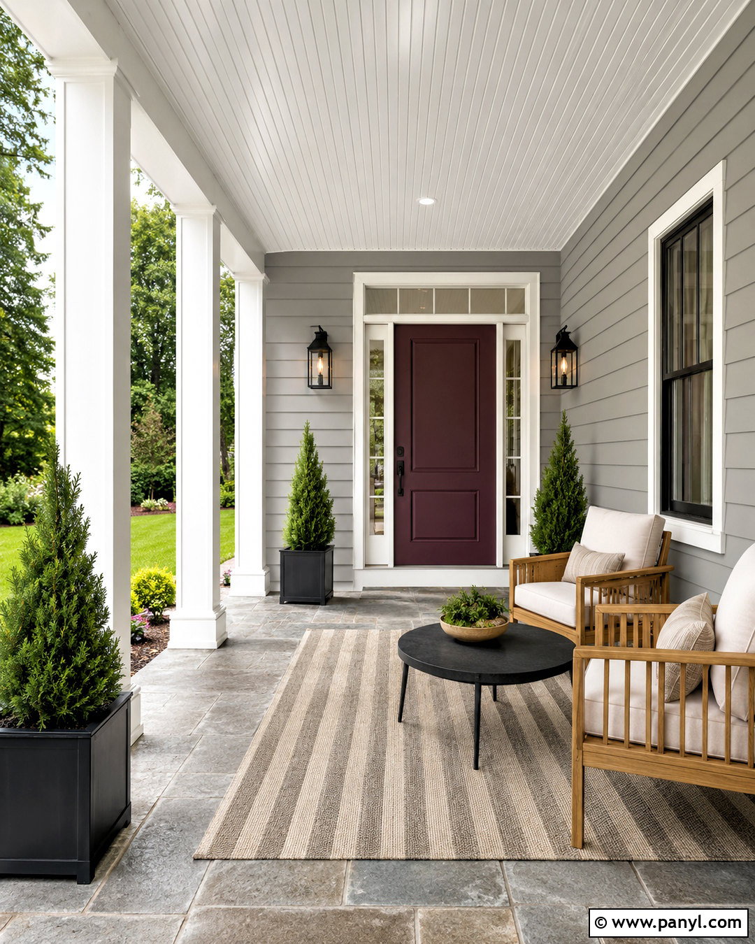 Sherwin-Williams Modern Gray Front Porch - 20 modern gray sherwin williams ideas