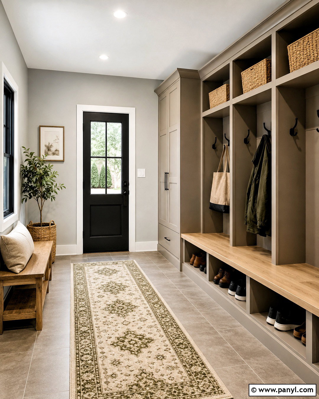 Sherwin-Williams Modern Gray Mudroom - 20 modern gray sherwin williams ideas