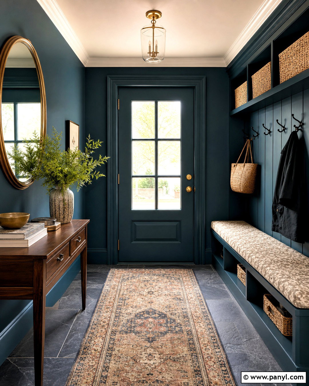 Sherwin Williams Moscow Midnight Entryway - 20 sherwin williams dark blue ideas
