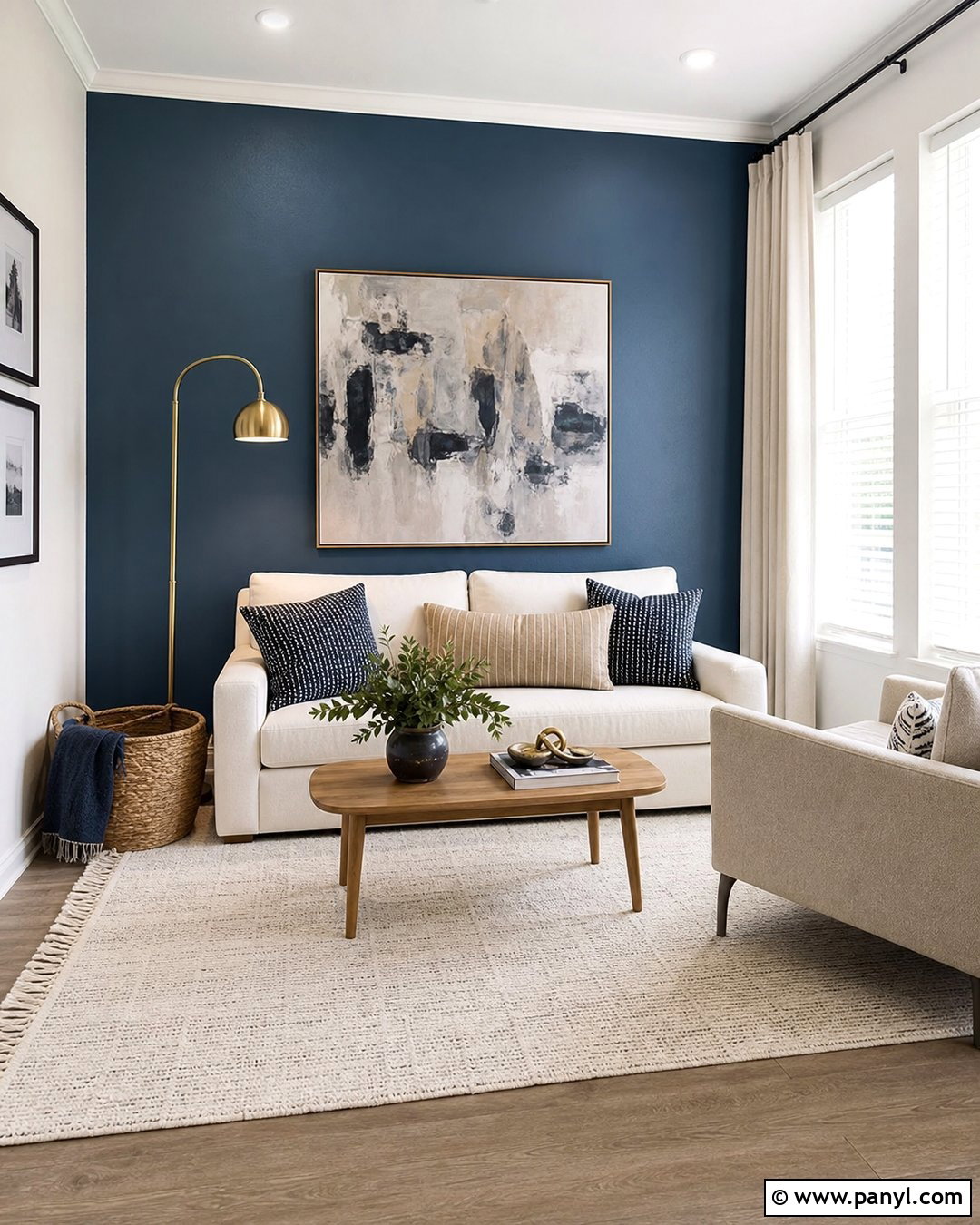 Sherwin Williams Navy Accent Wall Small Living Room - 20 Navy Accent Wall Sherwin Williams Ideas