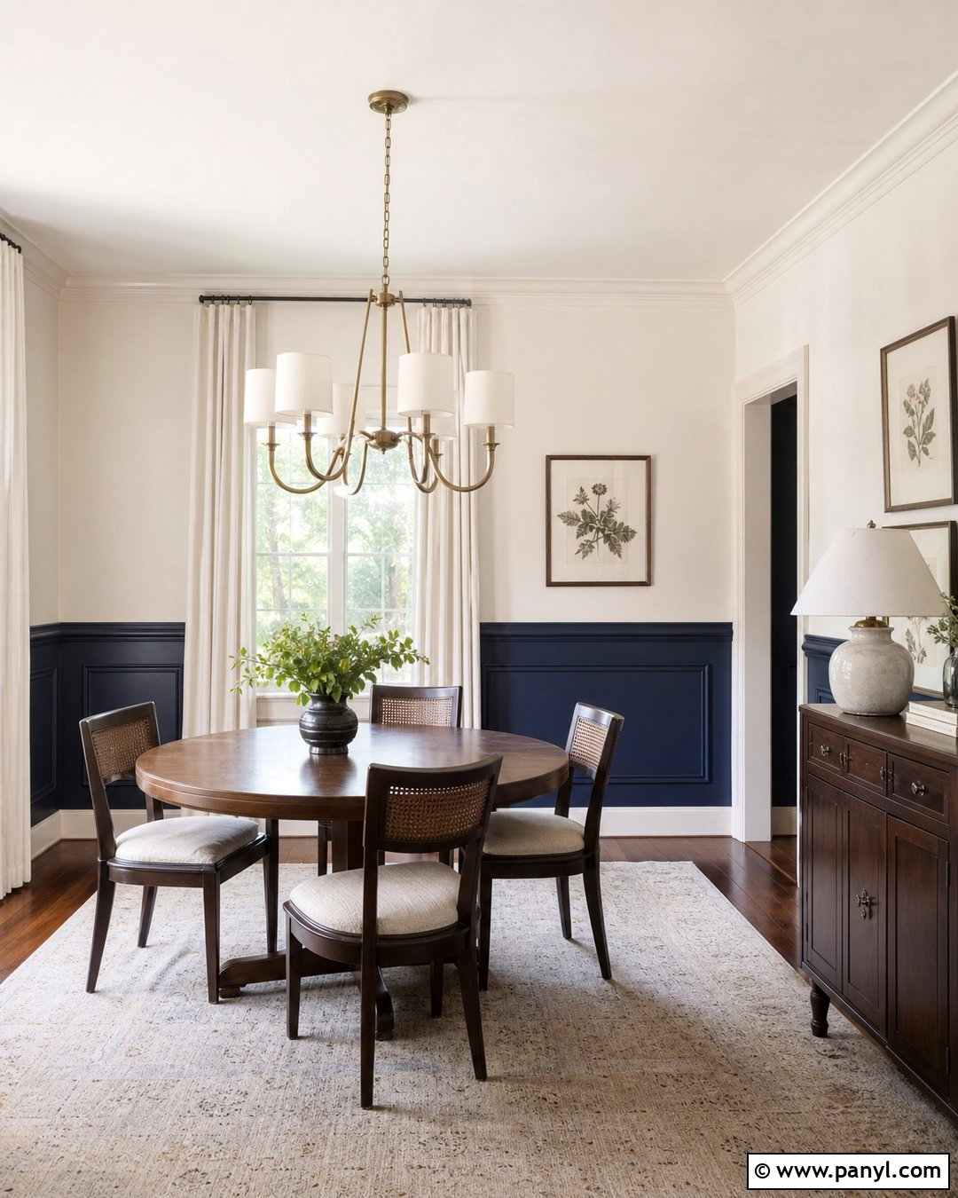 Sherwin Williams Navy Half Wall Dining Room - 20 Navy Accent Wall Sherwin Williams Ideas