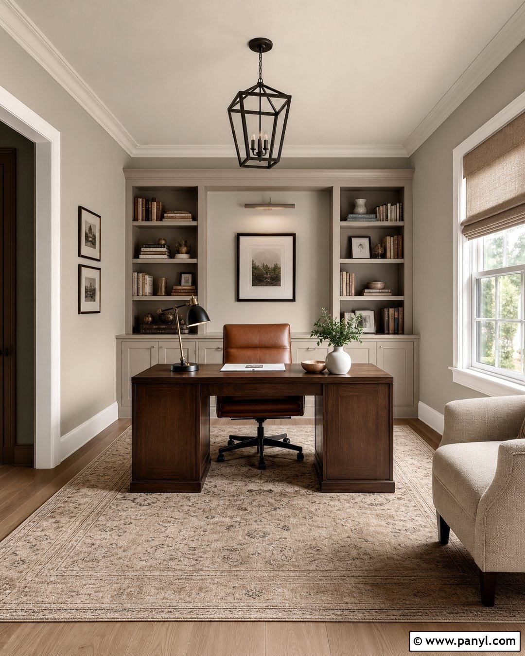 Sherwin-Williams Neutral Ground Home Office Walls - 25 Best Neutral White Paint For Walls