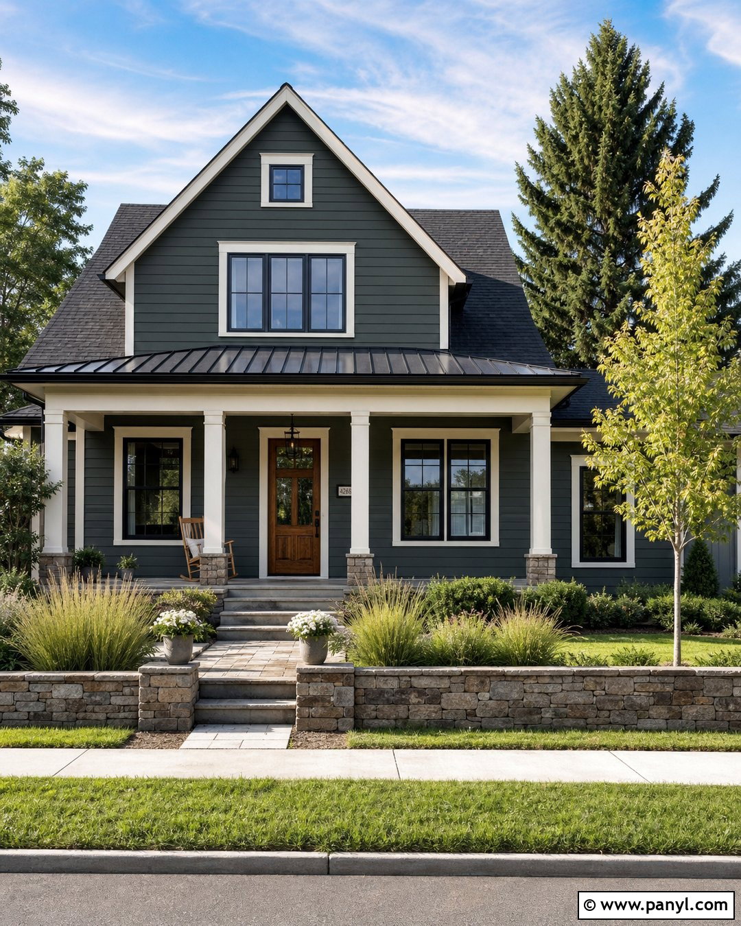 Sherwin-Williams Night Owl Exterior Siding - 30 sherwin williams night owl ideas