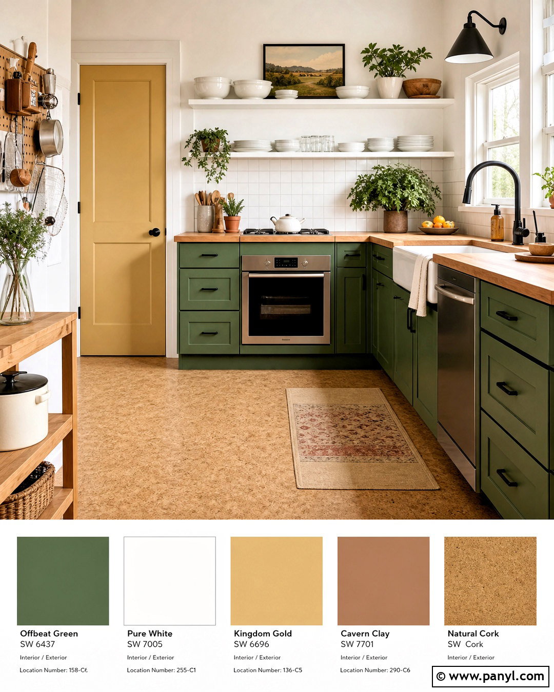 Sherwin Williams Offbeat Green Palette - 20 sherwin williams color palette ideas