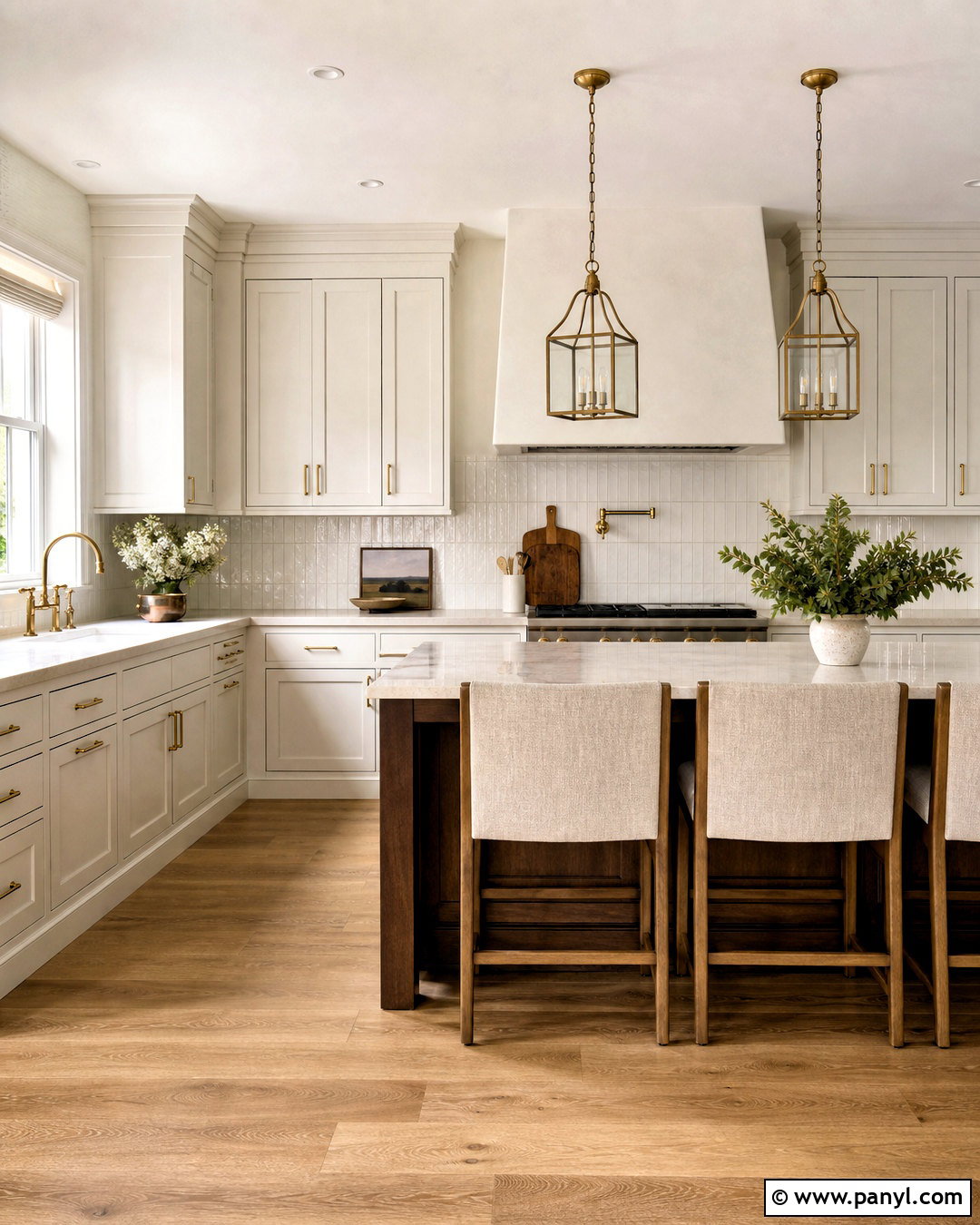 Sherwin-Williams Origami White Kitchen - 20 white kitchen paint colors