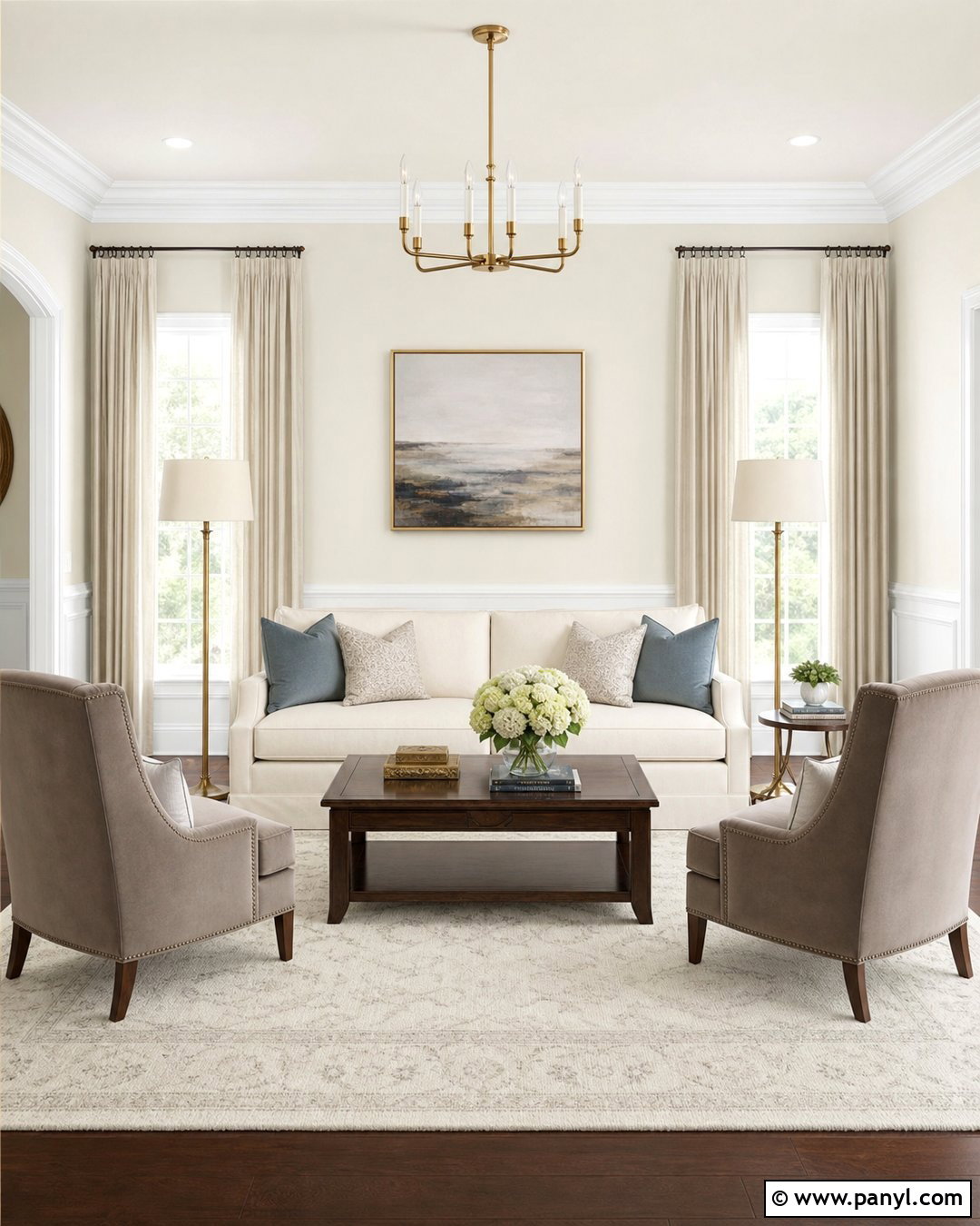 Sherwin-Williams Pearly White Off White Paint - 25 Off White Wall Paint Colors