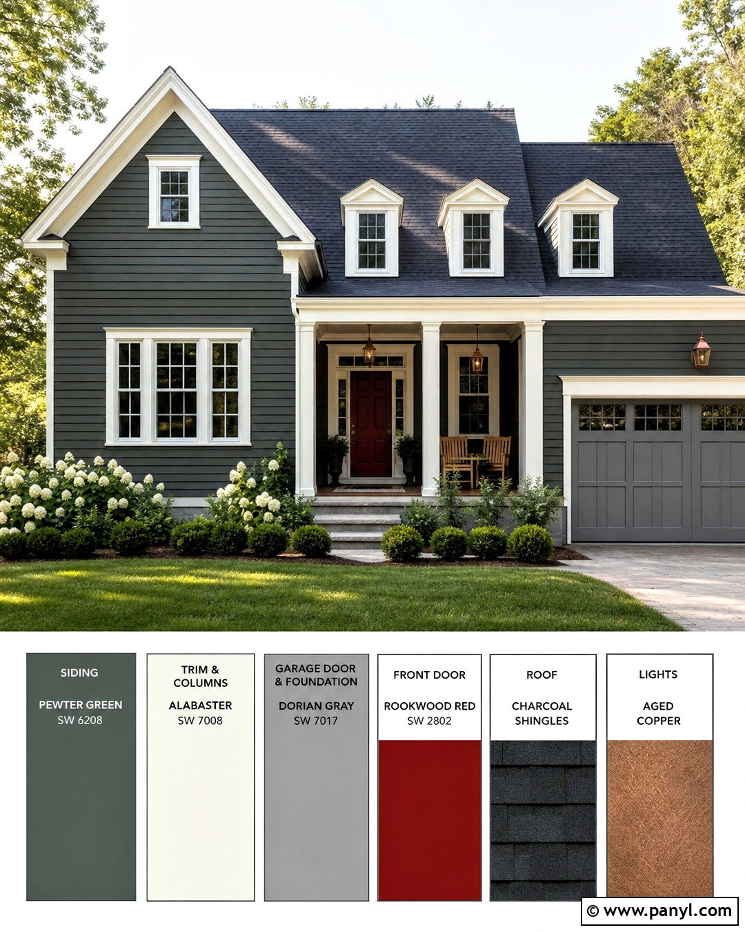 Sherwin Williams Pewter Green Exterior Palette - 20 sherwin williams color palette ideas