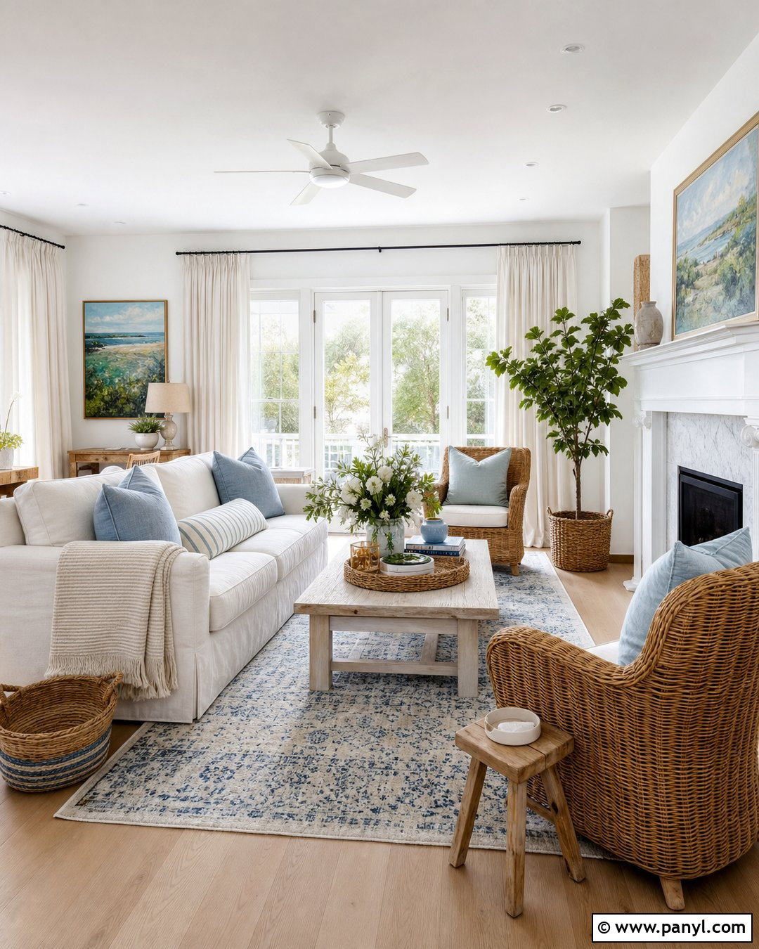 Sherwin Williams Pure White Coastal Living Room - 30 Sherwin Williams Pure White Walls
