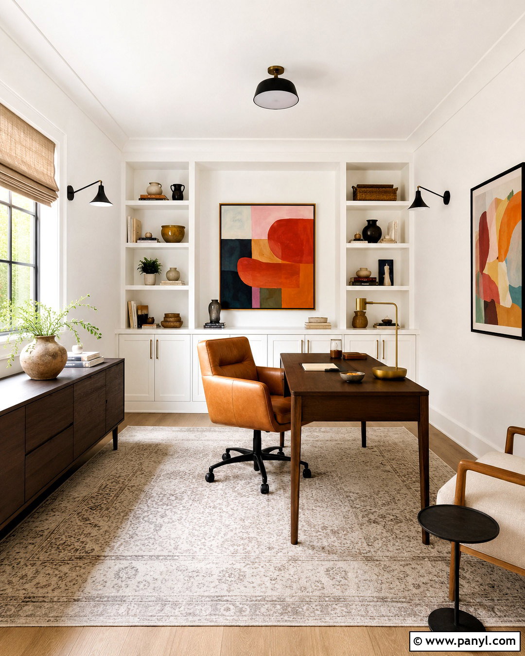 Sherwin-Williams Pure White Home Office - 20 neutral white paint colors