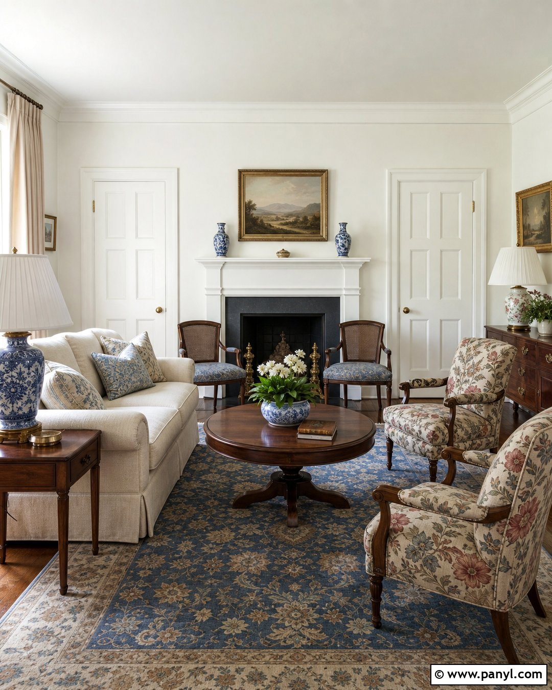Sherwin Williams Pure White Traditional Living Room - 30 Sherwin Williams Pure White Walls