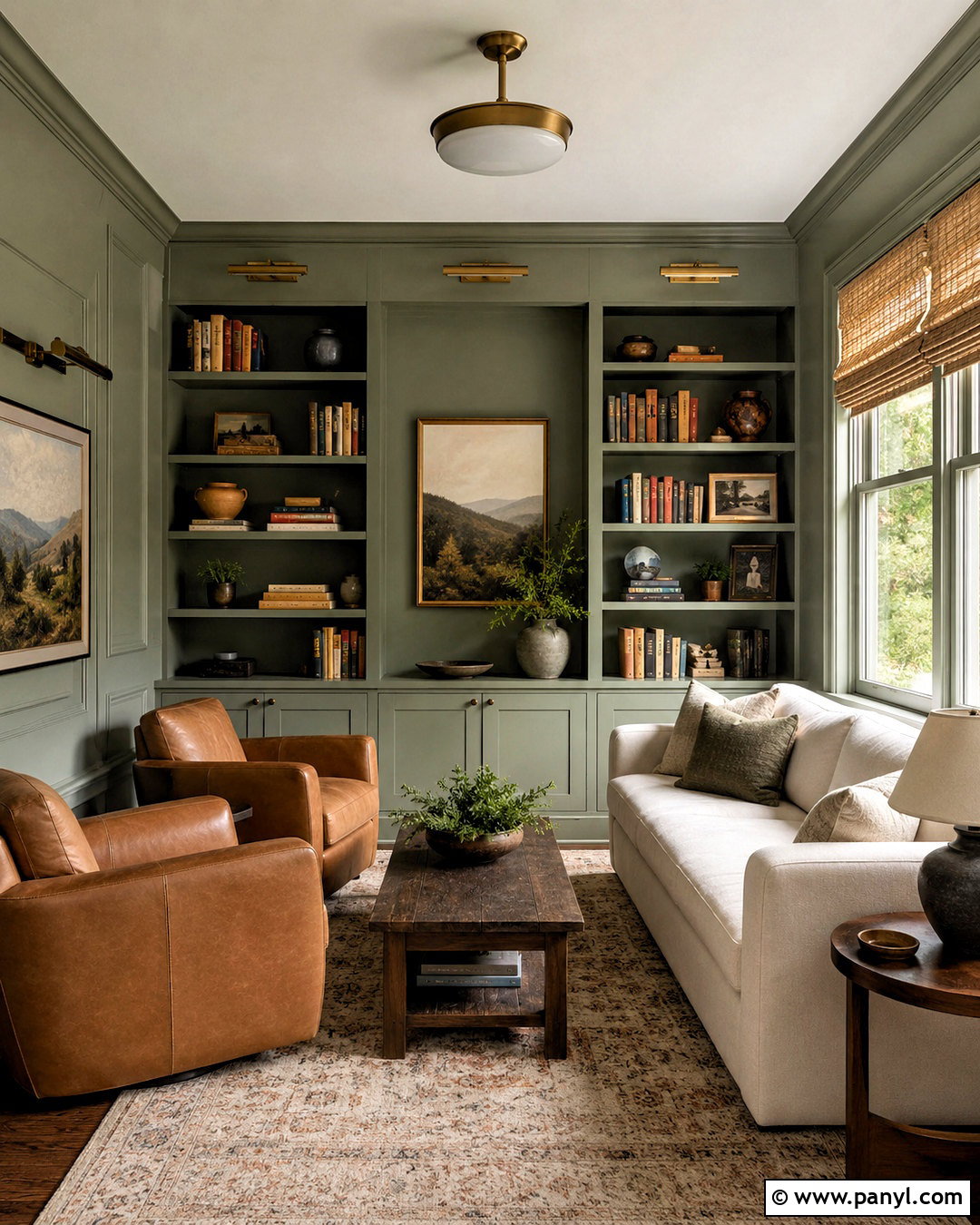 Sherwin-Williams Retreat Paint Color - 20 neutral green paint colors