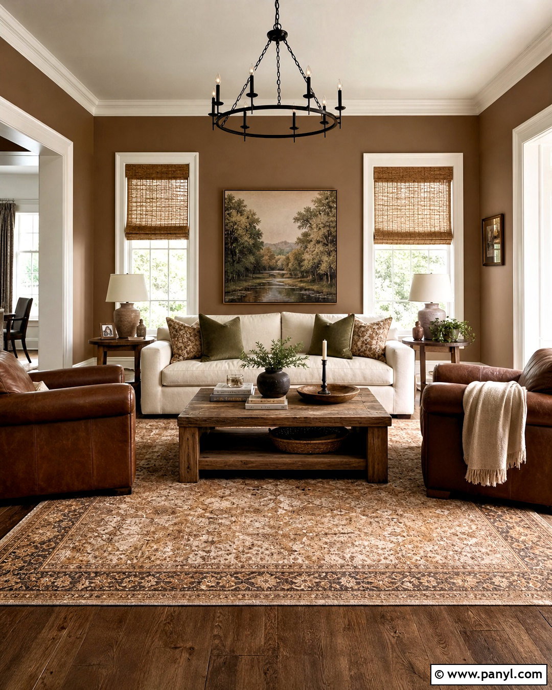Sherwin-Williams Shiitake Living Room - 20 sherwin williams living room colors